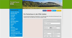 Desktop Screenshot of ferienhaus-eifel.com